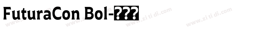 FuturaCon Bol字体转换